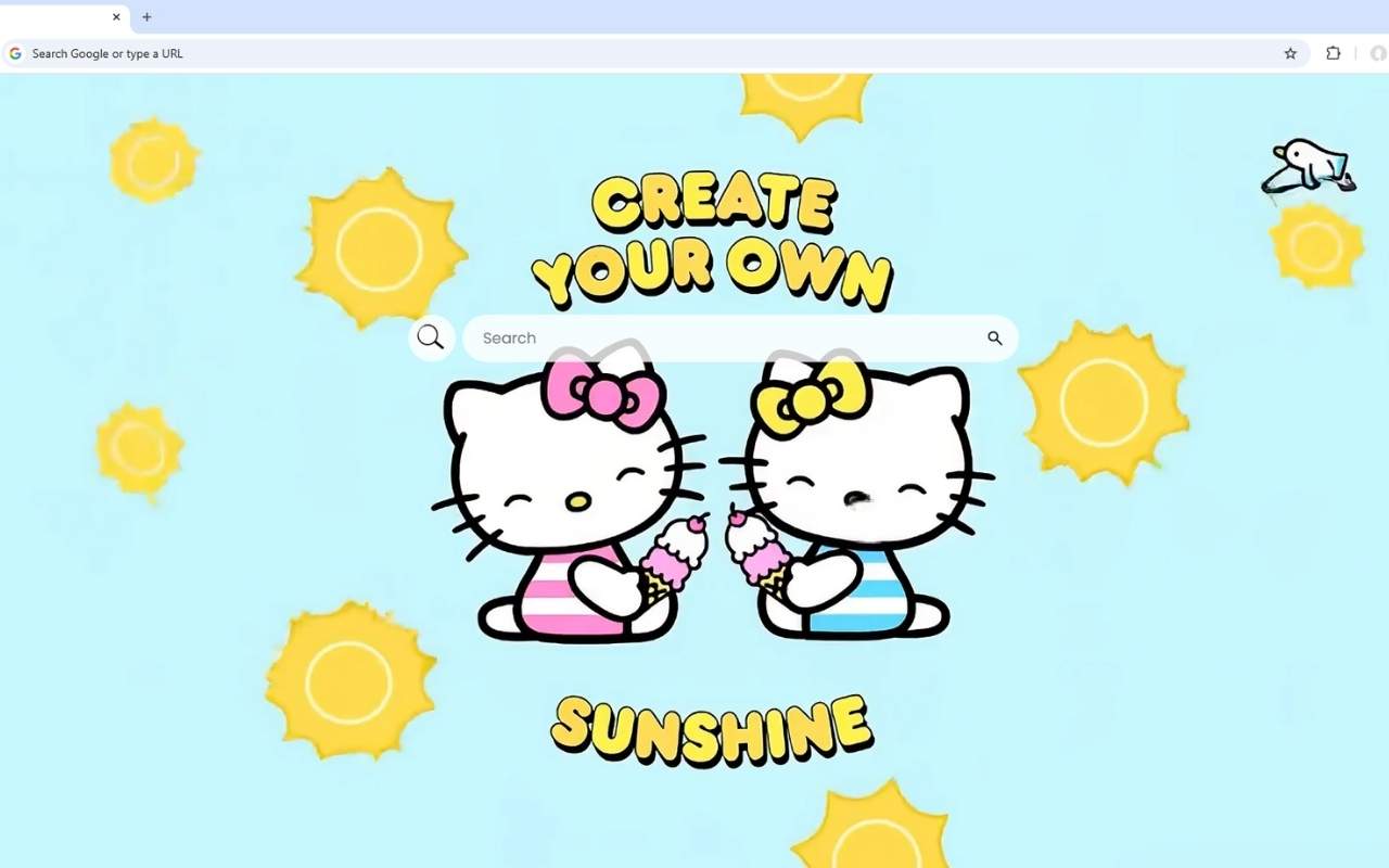 Hello Kitty Create Your Own Sunshine Live Wallpaper
